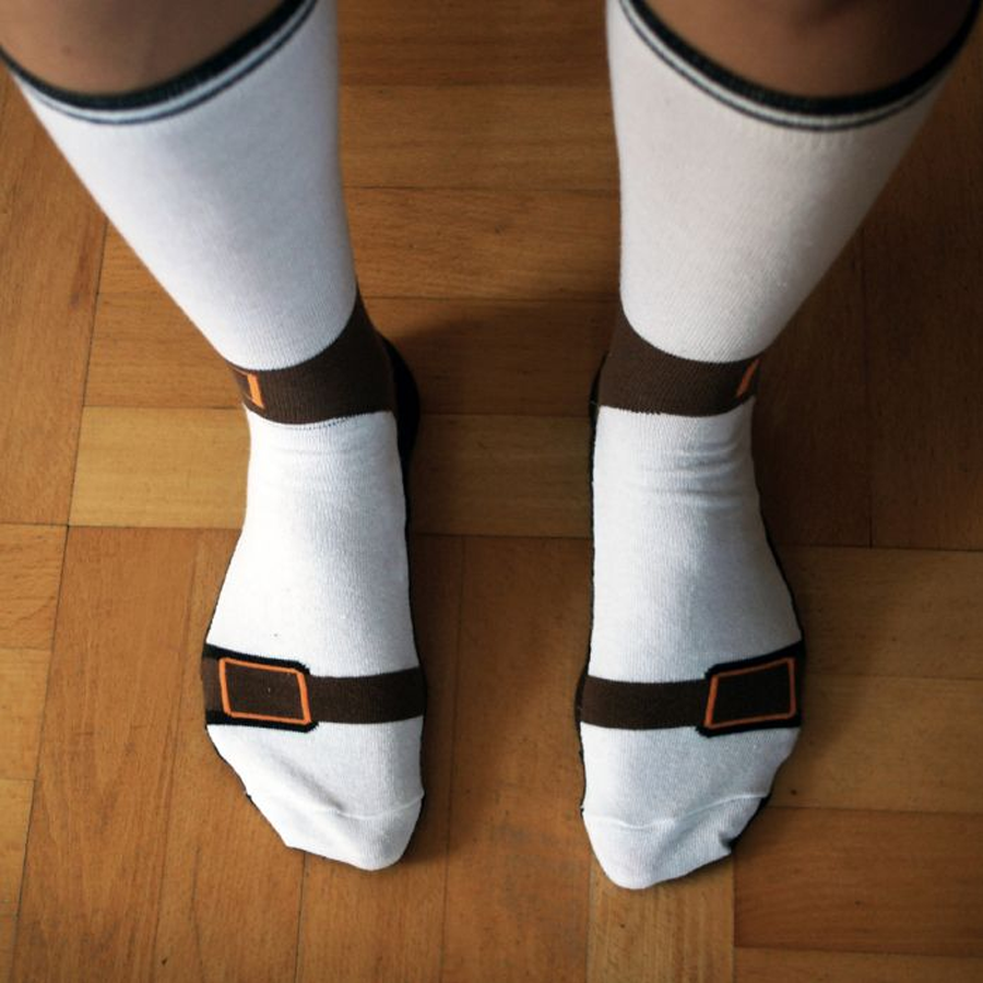 Cadeau pour voyageur chaussettes sandales