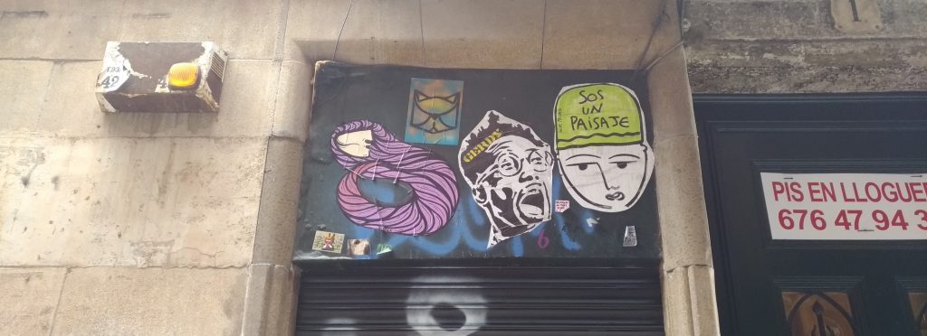 Guille Pachelo​ street art barcelone