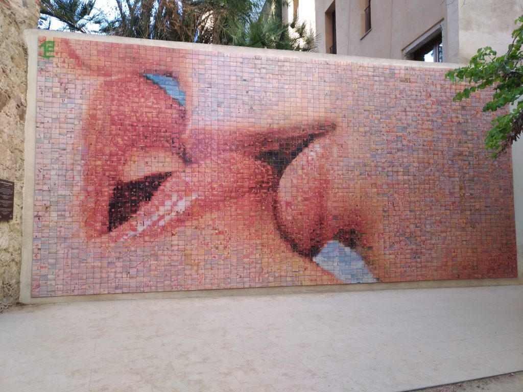 el beso barcelone