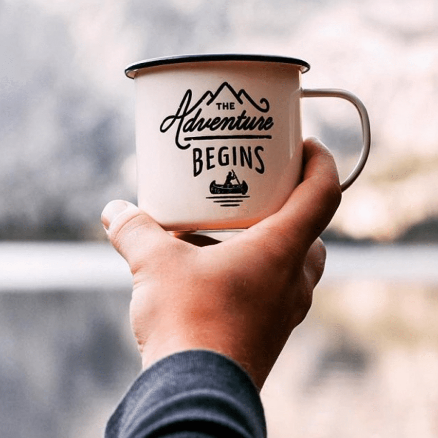 Cadeau pour voyageur mug aventures